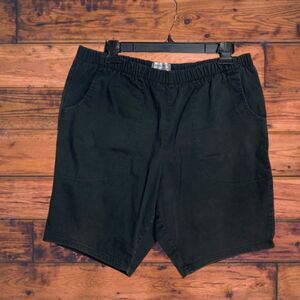 5 for‎ $25🔥Mainstreet Blues Vintage Elastic Waist Black Shorts 14W